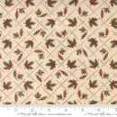 Moda Fall Melody Diamond Leaves Cream Flannel Fabric