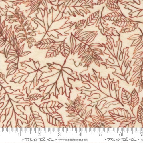 Moda Fall Melody Forest Floor Cream Flannel Fabric