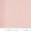 Moda Red And White Gatherings Meander Stripes Vanilla Fabric