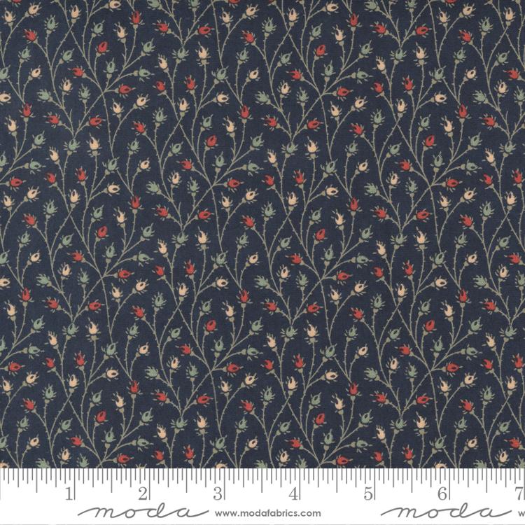 Moda Rendezvous Budding Vine Nightshade Fabric