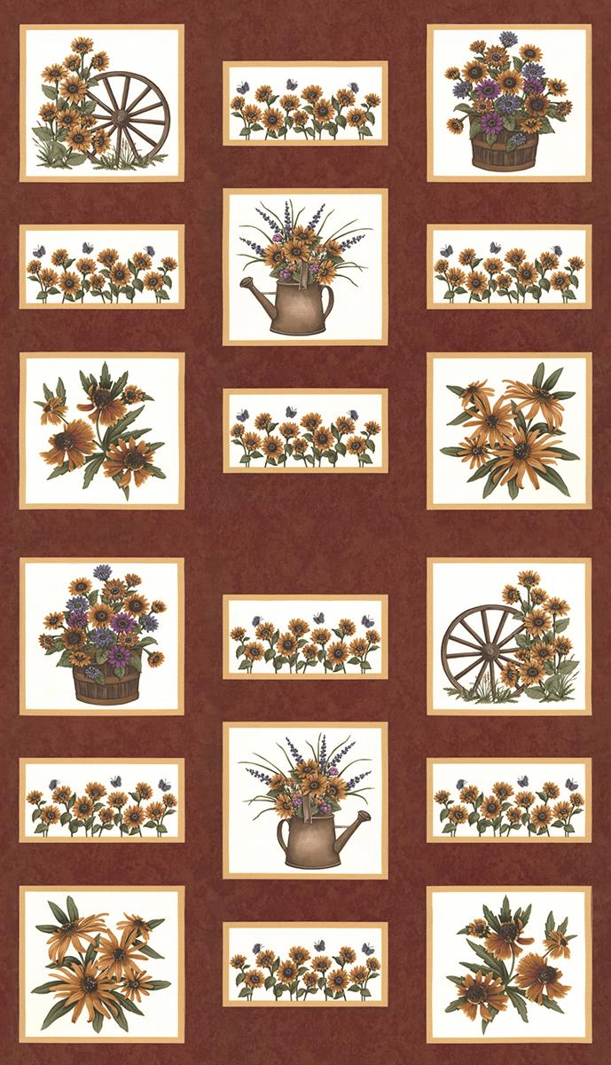 Moda Sunflower Garden Panel