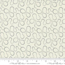 Moda Mix It Up Scrolls Porcelain Black Fabric