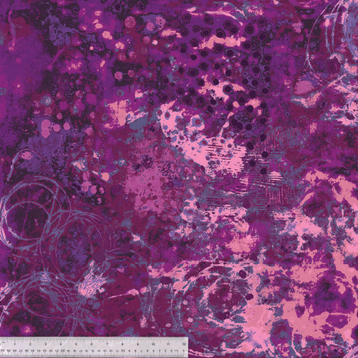 Windham Fabrics Spotted Graffiti Spring Lilac Fabric