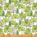 Windham Fabrics Be My Neighbor Trees Ivory Fabric