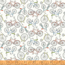 Windham Fabrics Be My Neighbor Bicycles Ivory Fabric