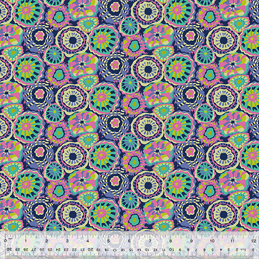 Windham Fabrics Atlantis Anemones Amethyst Fabric