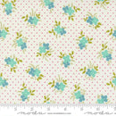 Moda Flower Power Blooming Easy Breezy Cloud Aqua Fabric