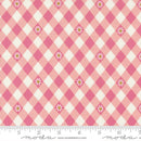 Moda Flower Power Blooming Picnic Posies Checks Bubblegum Fabric
