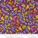 Moda Wild Blossoms Leafy Worlds Berry Fabric