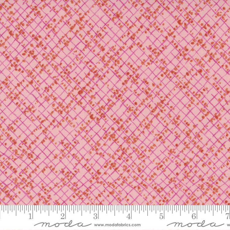 Moda Wild Blossoms Blotted Graph Paper Princess Fabric