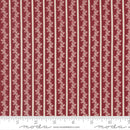 Moda Florence's Trellis Vine Stripe Red Fabric