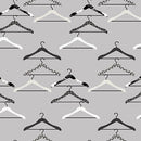 Studio E Fabrics Laundry Room Hangers Light Gray Fabric