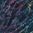 Island Batik Exuberance Sand Ripples Blue Navy Batik Fabric