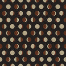 Studio E Fabrics Dark Forest Moon Phases Dark Chocolate Fabric