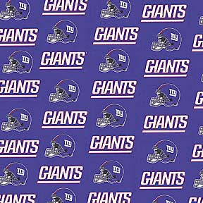 Fabric Traditions NFL New York Giants Cotton Print 6314-D