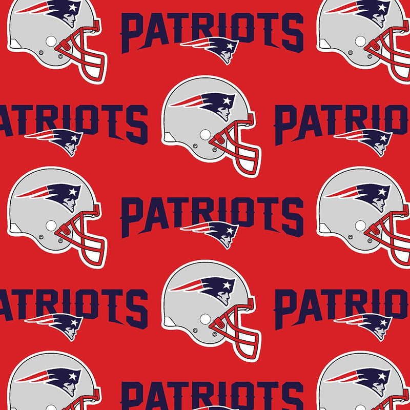 Fabric Traditions NFL New England Patriots Cotton Print Red 6467-D