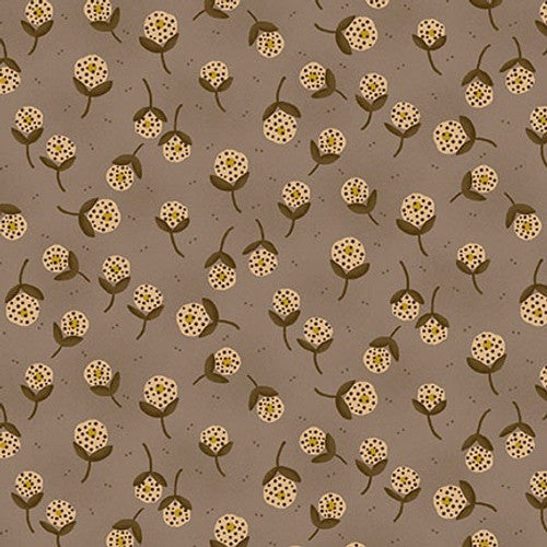 Henry Glass Scraps Of Kindness Dandelion Orbs Taupe Fabric