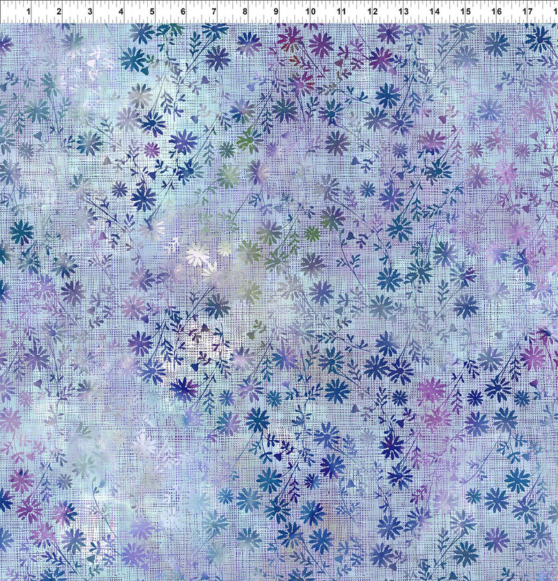 In The Beginning Fabrics Haven Pattern Wildflower Color Purple 6HVN3