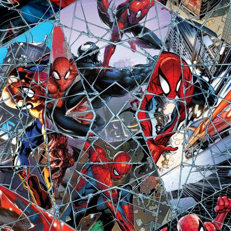 Springs Creative Spiderman Comic Web Mosaic