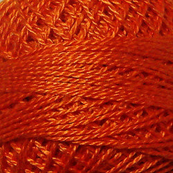 Valdani Pearl Cotton Size 12 Orange Dark