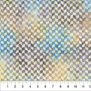 Northcott Destination Greece Geo Cube Slate Batik Fabric