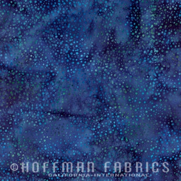 Hoffman Fabrics Bali Dots Lapis Batik Fabric