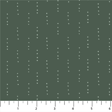 Figo Fabrics Birdwatch Dots Green Fabric