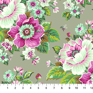 Figo Fabrics Local Honey Summertime Dove Fabric