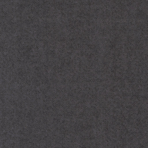 Benartex Wool Tweed Black Flannel  Fabric