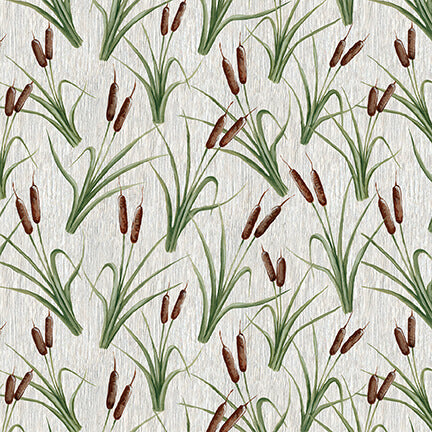 Blank Quilting Lake Effects Cattails 9813-41