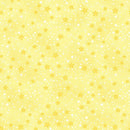 A.E. Nathan Co. Comfy Flannel Small Stars Yellow Fabric
