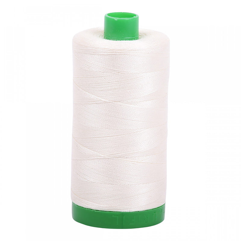 Aurifil Mako Cotton 40 WT Thread 2026 Chalk