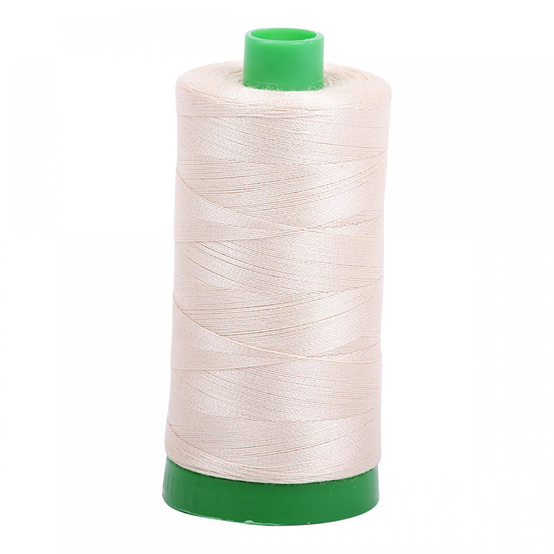 Aurifil Mako Cotton 40 WT Thread 2310 Light Beige