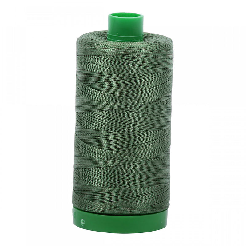 Aurifil Mako Cotton 40 WT Thread 2890 Very Dark Grass Green