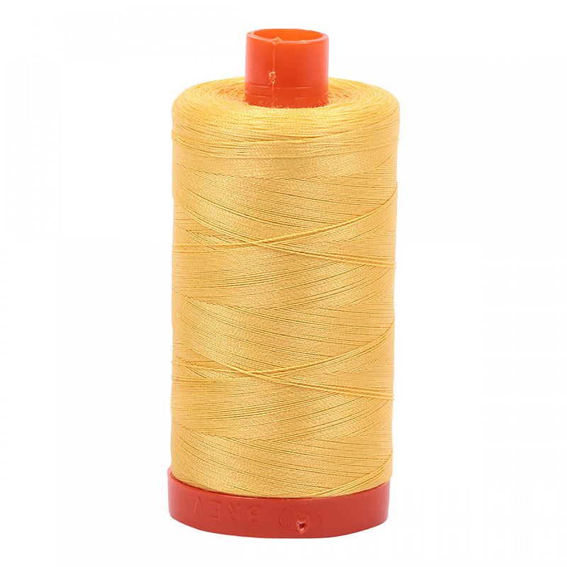 Aurifil Mako Cotton 50 WT Thread 1135 Pale Yellow