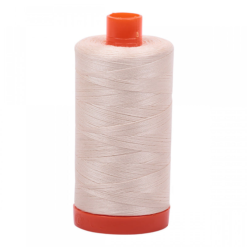 Aurifil Mako Cotton 50 WT Thread 2000 Light Sand
