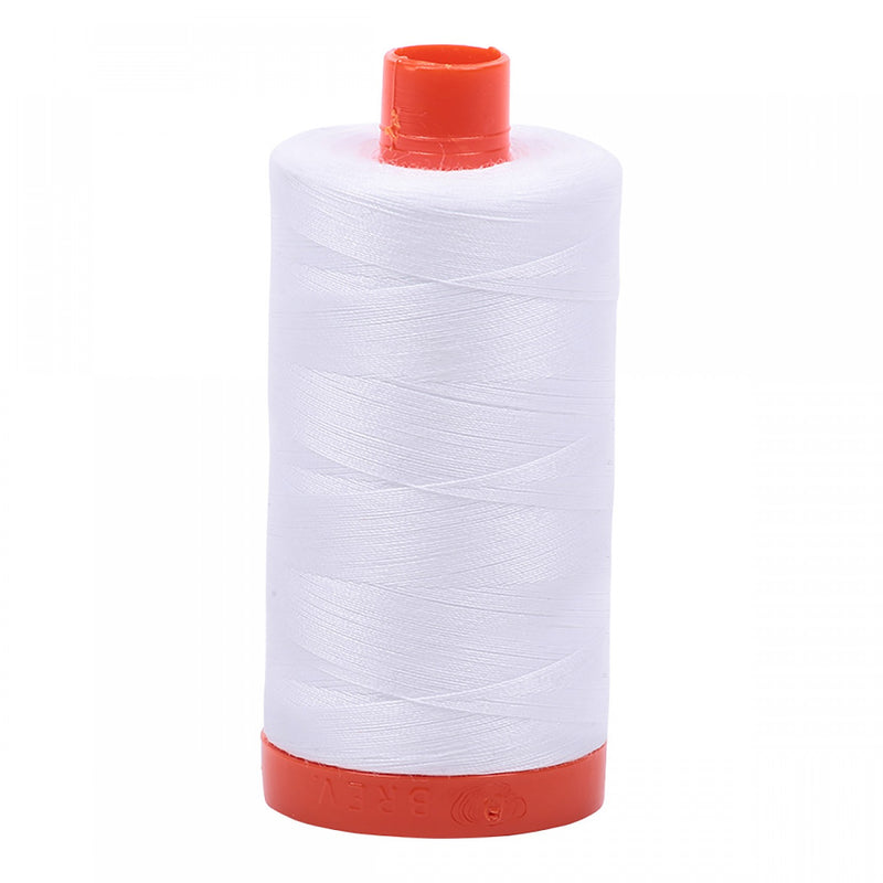 Aurifil Mako Cotton 50 WT Thread 2024 White