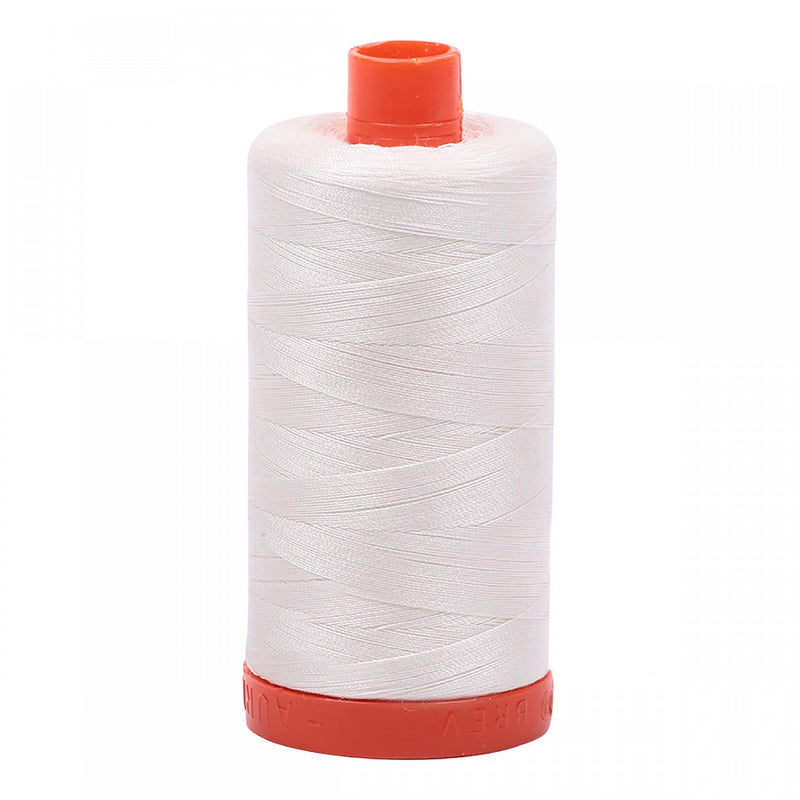 Aurifil Mako Cotton 50 WT Thread 2026 Chalk