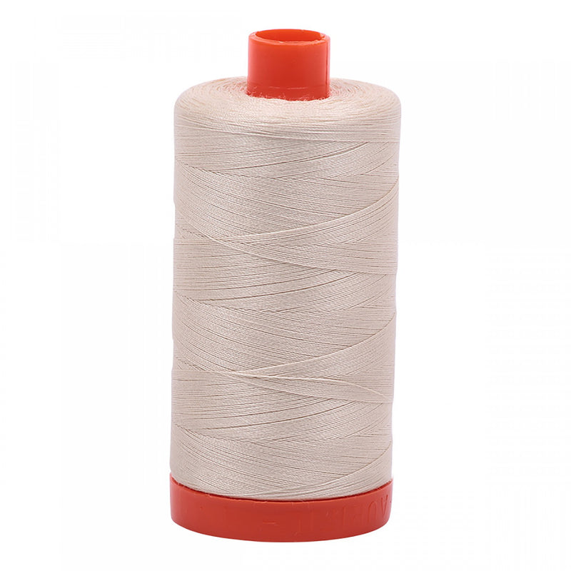 Aurifil Mako Cotton 50 WT Thread 2310 Light Beige