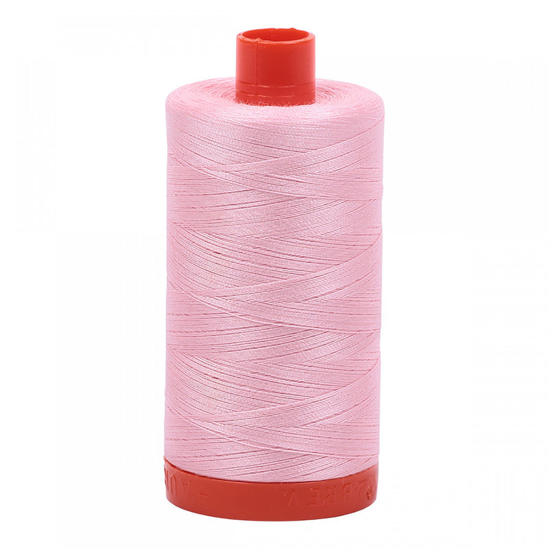 Aurifil Mako Cotton 50 WT Thread 2423 Baby Pink