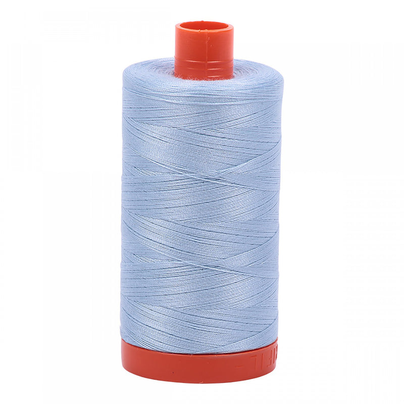 Aurifil Mako Cotton 50 WT Thread 2710 Light Robins Egg