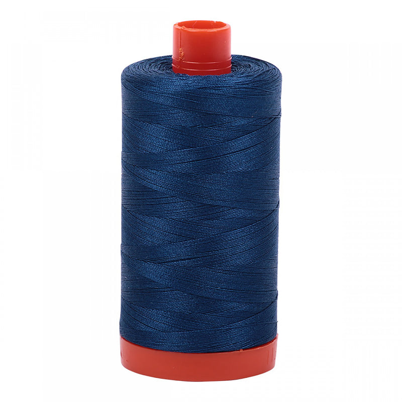 Aurifil Mako Cotton 50 WT Thread 2783 Medium Delft Blue