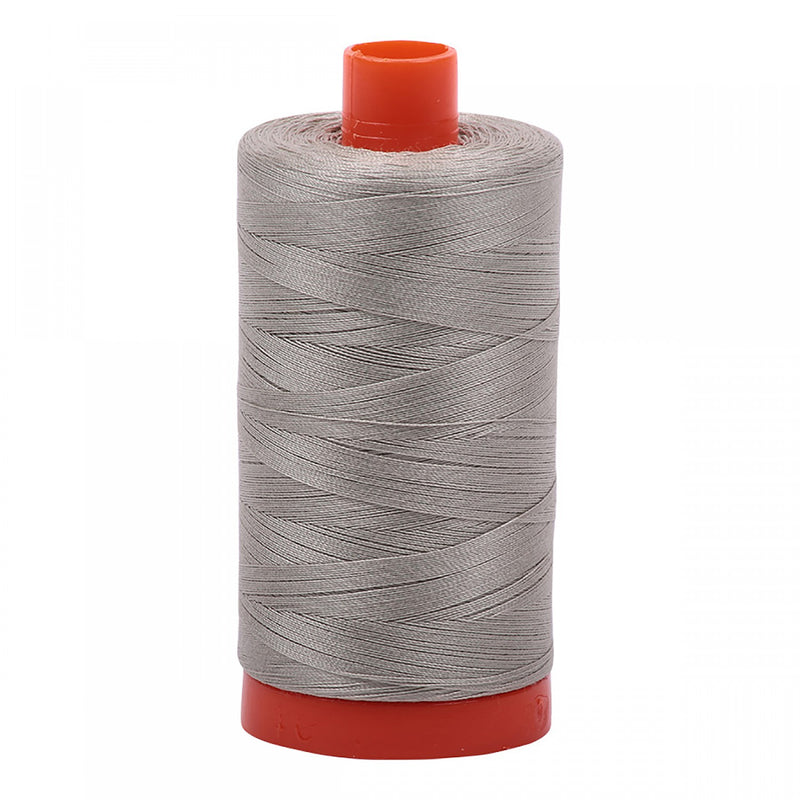 Aurifil Mako Cotton 50 WT Thread 5021 Light Grey