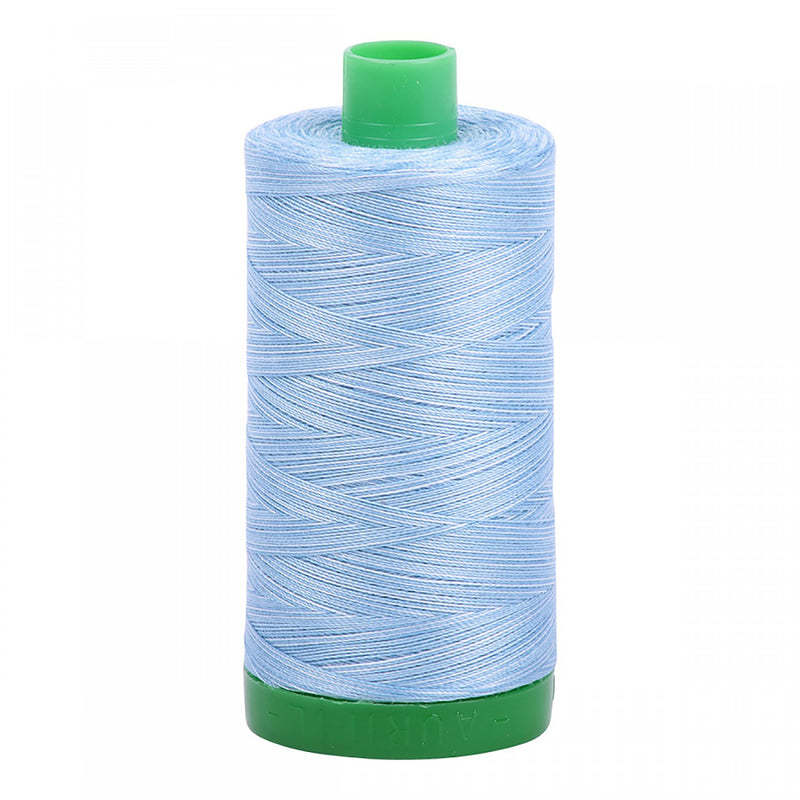 Aurifil Mako Cotton 40 WT Thread 3770 Variegated Blue