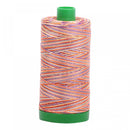Aurifil Mako Cotton 40 WT Thread 4648 Variegated Pink Orange Yellow