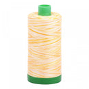 Aurifil Mako Cotton 40 WT Thread 4658 Variegated Orange Pink Yellow