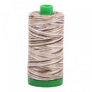 Aurifil Mako Cotton 40 WT Thread 4667 Variegated Brown