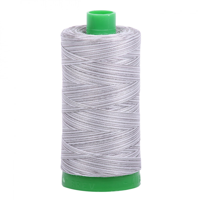 Aurifil Mako Cotton 40 WT Thread 4670 Variegated Grey