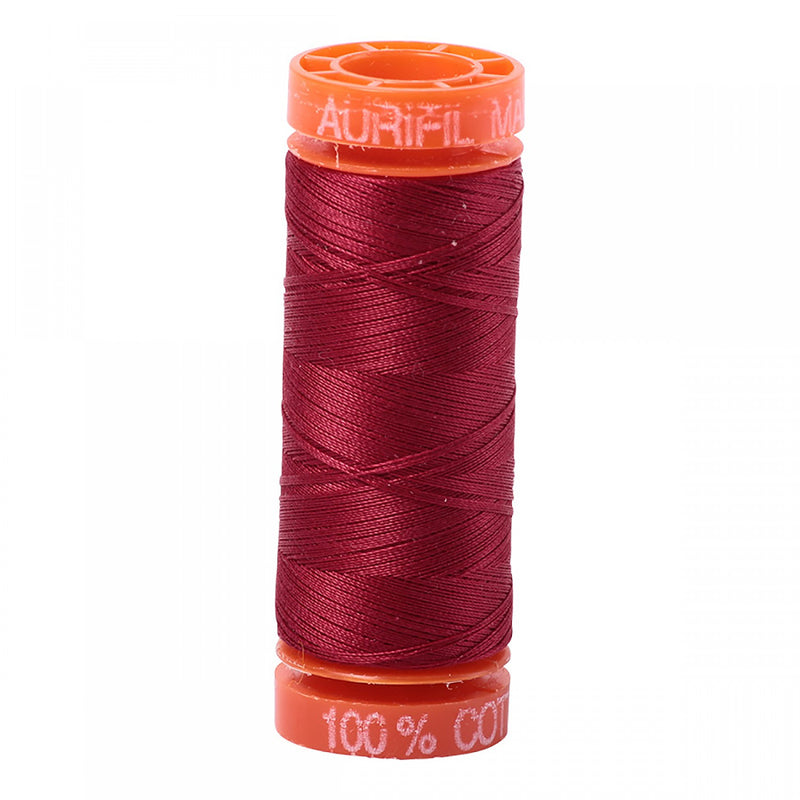 Aurifil Mako Cotton 50 WT Thread SM 1103 Burgundy