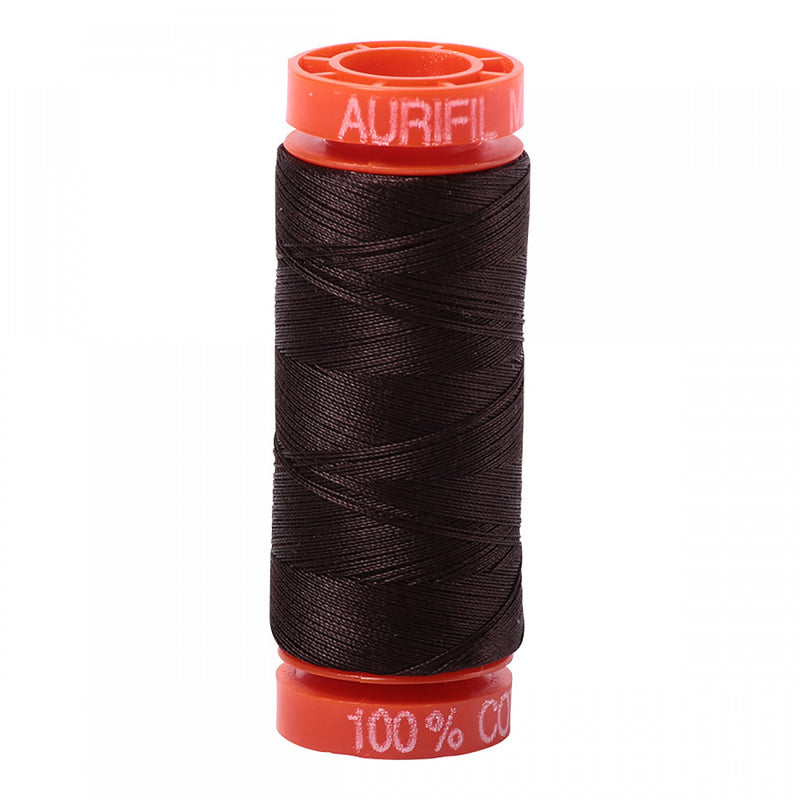 Aurifil Mako Cotton 50 WT Thread SM 1130 Very Dark Bark